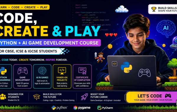 Code, Create & Play – Python + AI Game Development Course for CBSE, ICSE & IGCSE Students