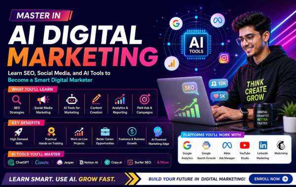 Master in AI Digital Marketing: Learn SEO, Social Media, and AI Tools to Build a Future-Ready Career