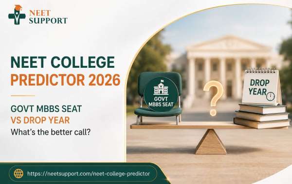 NEET College Predictor 2026: Govt MBBS Seat vs Drop Year - What’s the Better Call?