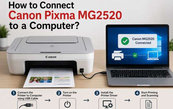How to Connect Canon Pixma MG2520 to a Computer?