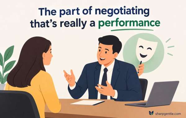 The part of negotiating that's really a performance